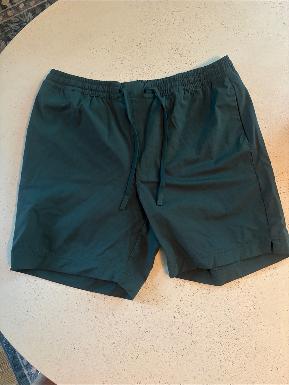 Cuts Clothing Men's Swim Trunks/Casual Shorts - Emerald Green 7” inseam